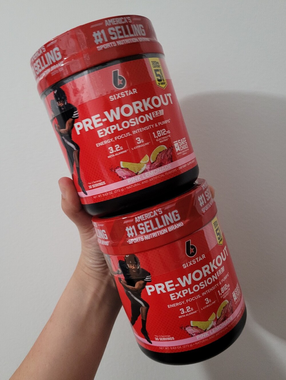 2 pack of Six Star Pre-Workout Explosion 2.0